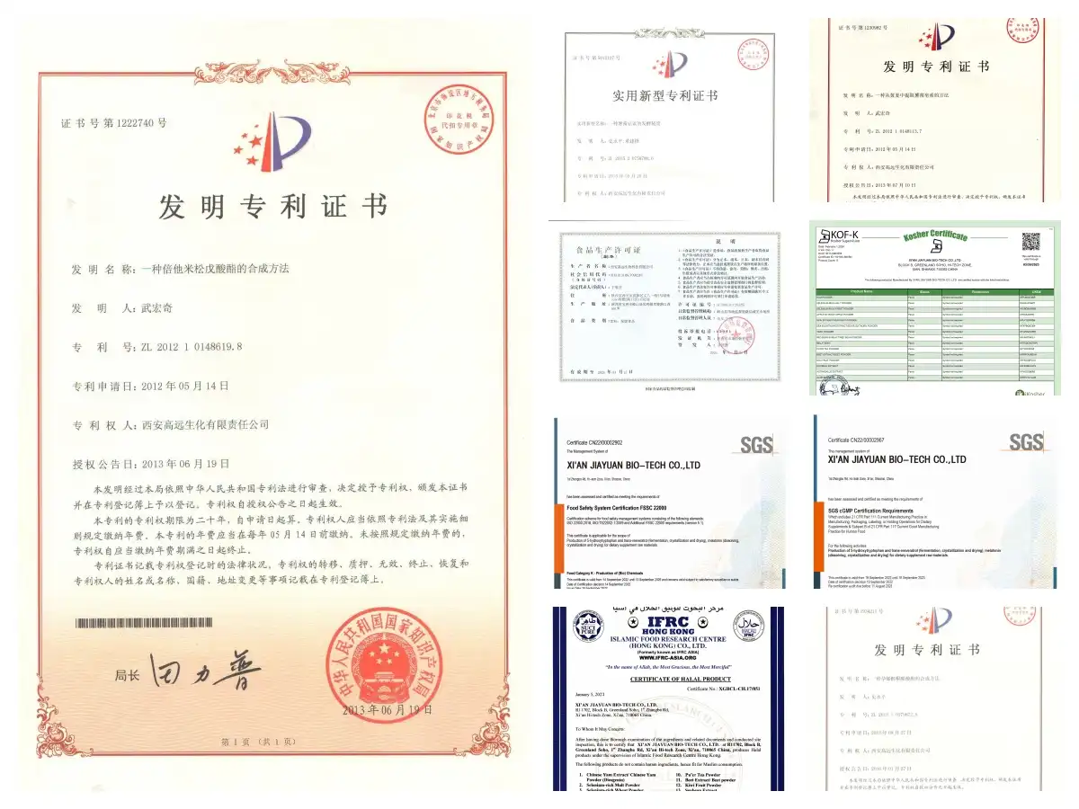 Astragalus Root Extract Certificate Astragalus Root Extract Certificate