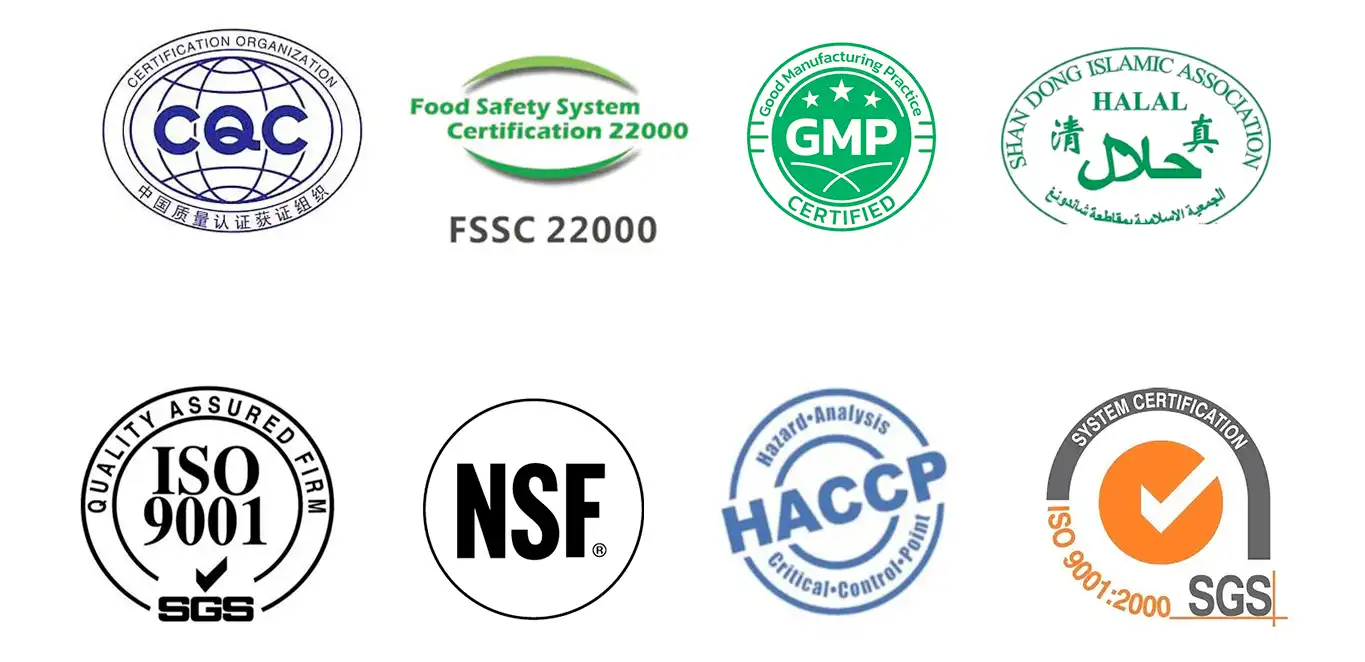 Potato Protein Powder Certificates Potato Protein Powder Certificates