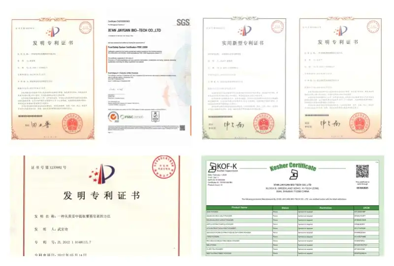 Deep Sea Cod Collagen Peptide certificate Deep Sea Cod Collagen Peptide certificate