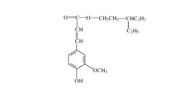 Ethylhexyl Ferulate Molecular formula