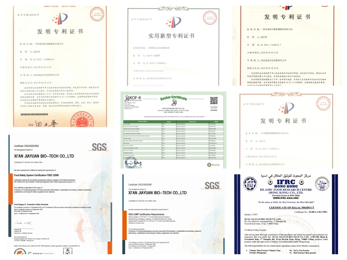 certifications